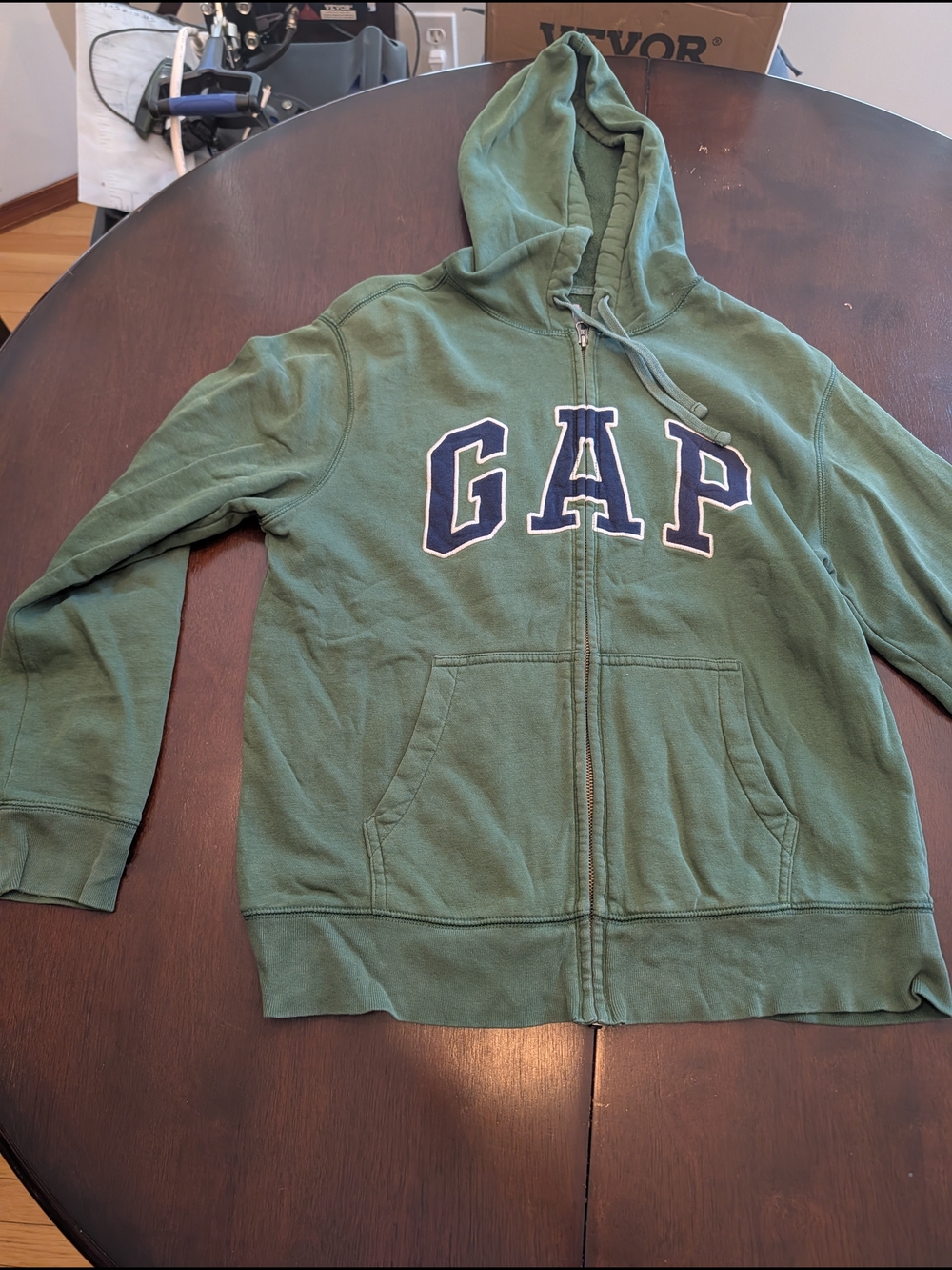 GAP Kids Green Zip-Up Hoodie